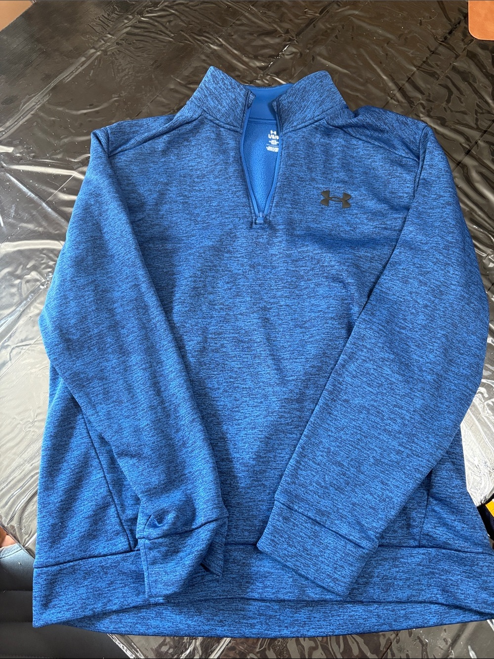 Under Armour Men's Royal Blue Heather Quarter-Zip